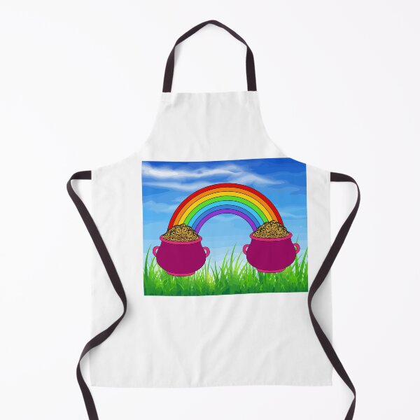 Item preview, Rainbow With Boiler Pot Full Of Gold designed and sold by flofin.