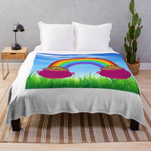 Item preview, Rainbow With Boiler Pot Full Of Gold designed and sold by flofin.