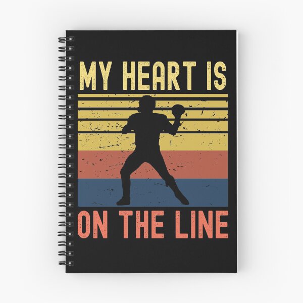 Item preview, My Heart Is On The Line Football Offense designed and sold by Fabvity.