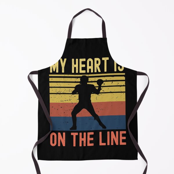 Item preview, My Heart Is On The Line Football Offense designed and sold by Fabvity.