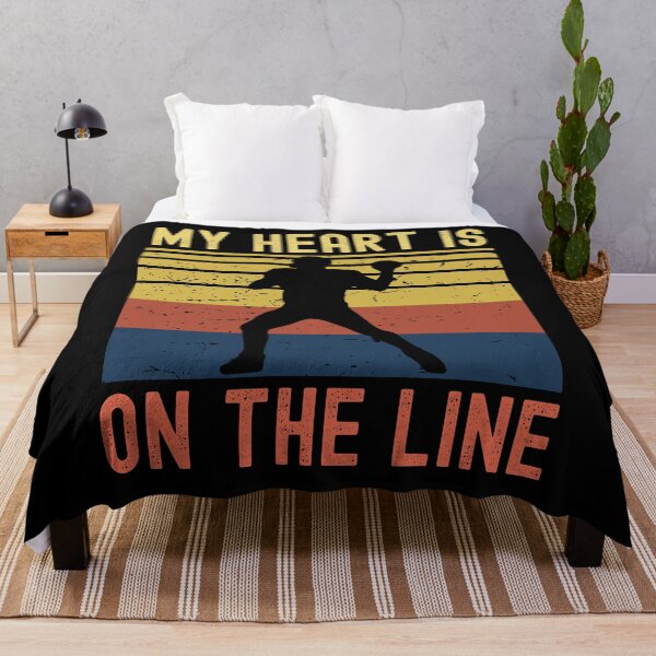 Item preview, My Heart Is On The Line Football Offense designed and sold by Fabvity.