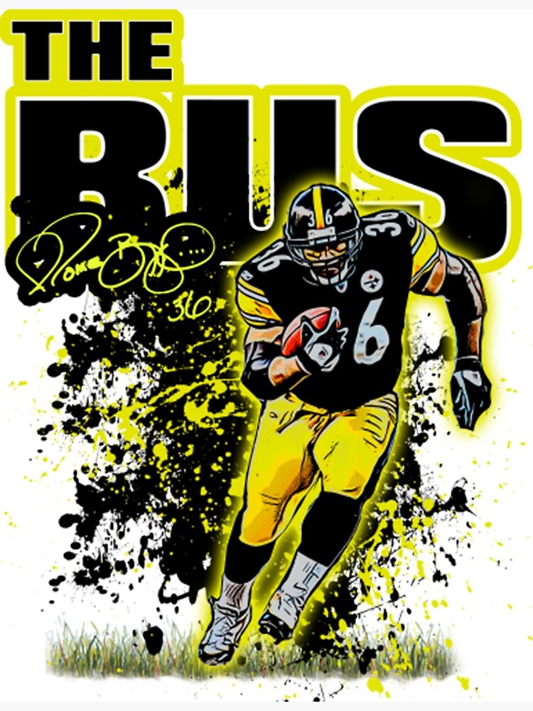 Jerome Bettis Pittsburgh Poster Canvas Football Print -    Sports wall  art, Pittsburgh steelers funny, Pittsburgh steelers football