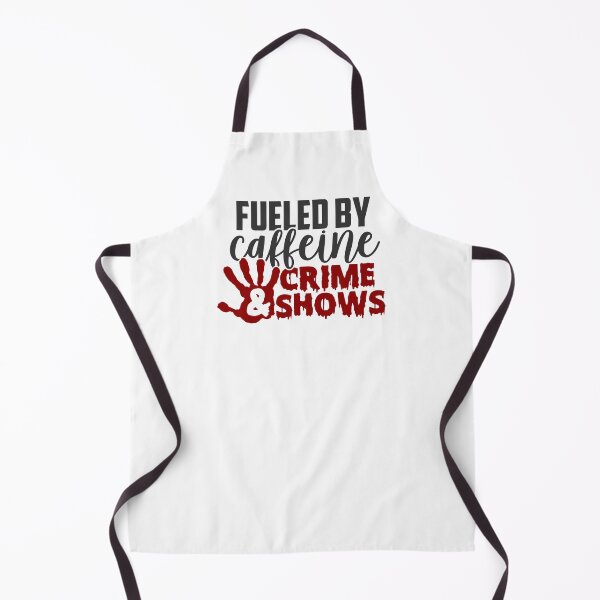 Item preview, Fueled By Caffeine & Crime Shows-gift for True Crime Junkies designed and sold by BRtisticDesigns.