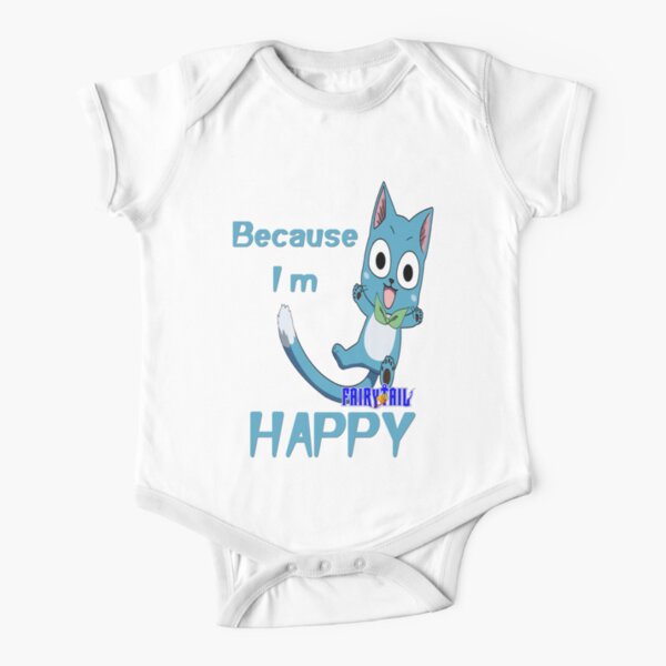 Weil ich glücklich bin Baby Body Kurzarm