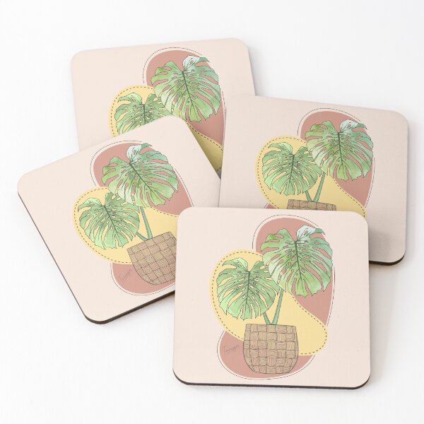 Item preview, Monstera in Boho Basket Artwork designed and sold by TASORA.