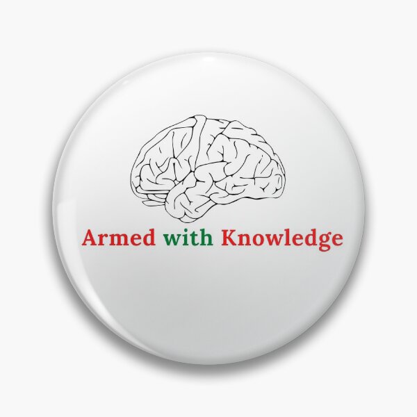 Item preview, Armed with knowledge, knowledge is power designed and sold by DareDreams.