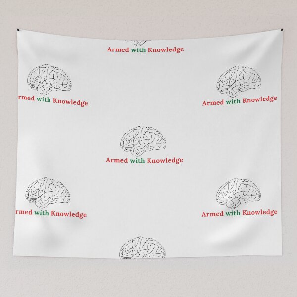 Item preview, Armed with knowledge, knowledge is power designed and sold by DareDreams.