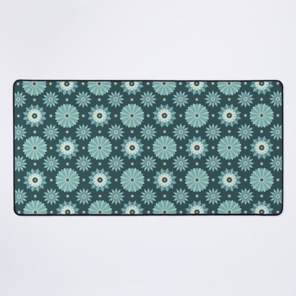 Item preview, Teal Mandala Flowers Pattern designed and sold by Calislahn.