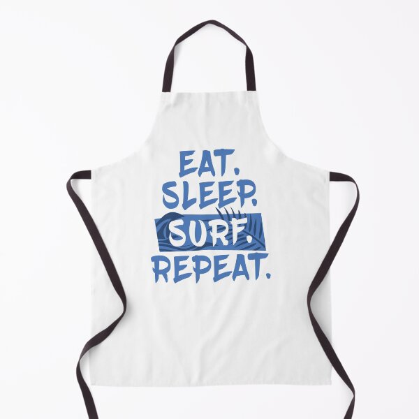 Item preview, Eat Sleep SURF Repeat,  Brush Stroke Style on White Edition, The Surf Quotes designed and sold by etoide.
