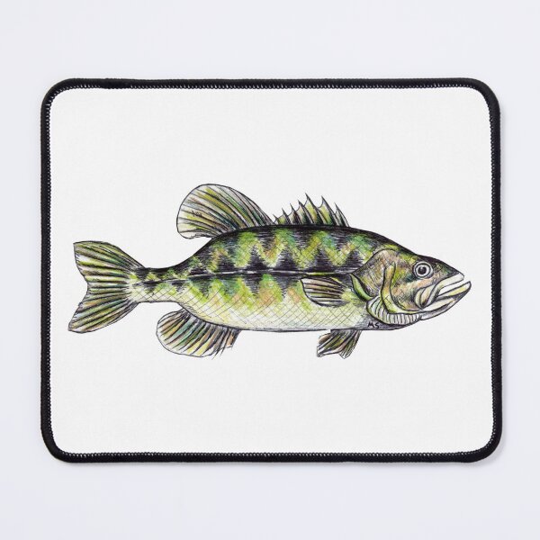 Item preview, Largemouth Bass Fisherman Art designed and sold by Michelebuttons.