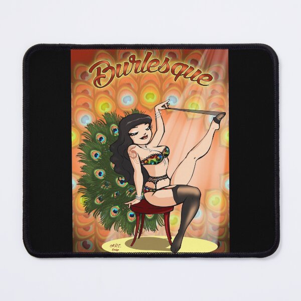 Item preview, Burlesque pin up designed and sold by Anna R. Carrino.