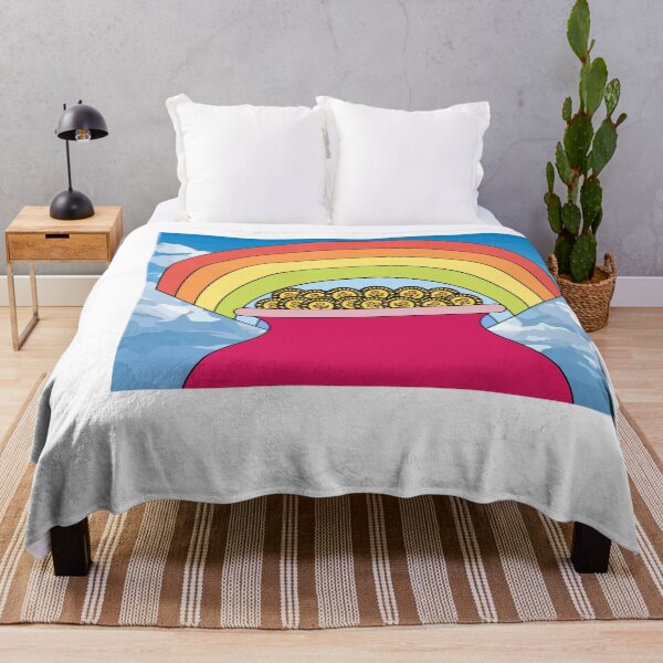 Item preview, Rainbow With Boiler Pot Full Of Gold designed and sold by flofin.