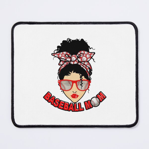 Item preview, Baseball Mom, messy hair-gift for Mom's birthday or Mother's Day designed and sold by BRtisticDesigns.
