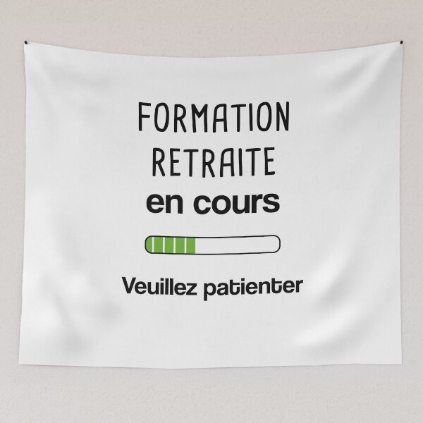 Aperçu de l'œuvre t shirt retraite homme femme créée et vendue par Catcrea.