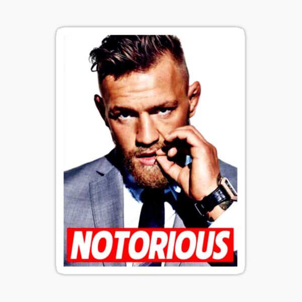 "Notorious – Conor Mcgregor" Sticker For Sale By Trongnhieuhoa | Redbubble