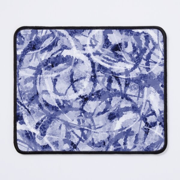 Item preview, Watercolor Swirls in Indigo designed and sold by Michelebuttons.