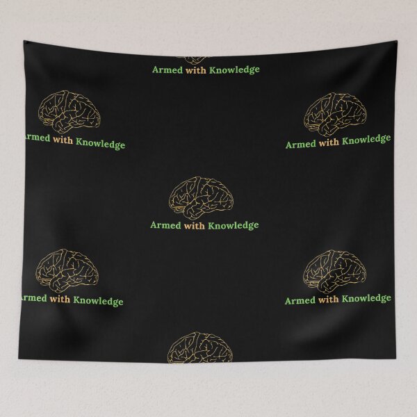 Item preview, Armed with knowledge, knowledge is power designed and sold by DareDreams.