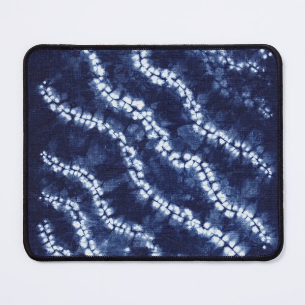 Item preview, Indigo Dyed Shibori Pattern,Traditional Japanese Tie Dye designed and sold by Michelebuttons.