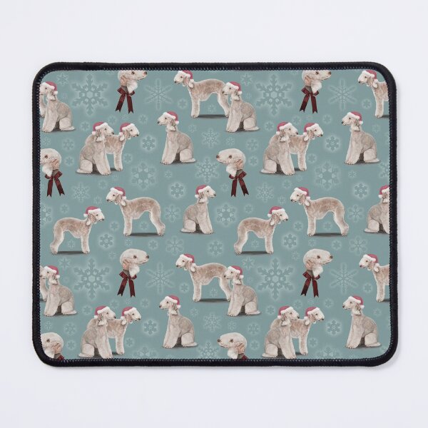Item preview, The Christmas Bedlington Terrier Dog designed and sold by Elspeth Rose Design.