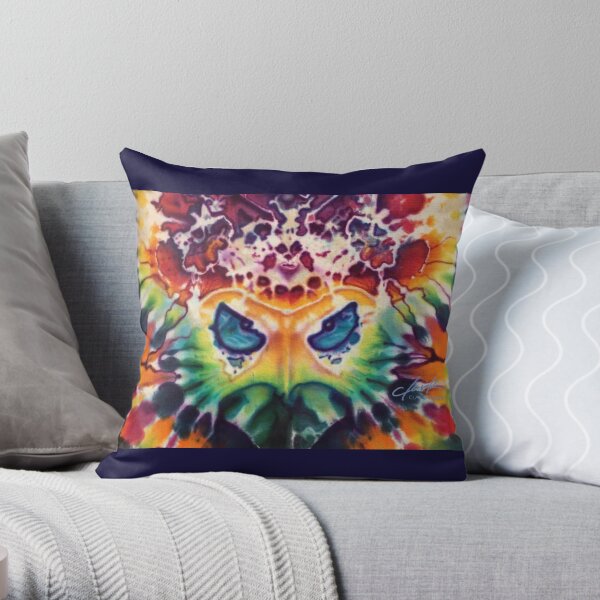 Dye02 Throw Pillow