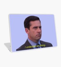 Vinilo para portátil No entiendo nada - Michael Scott