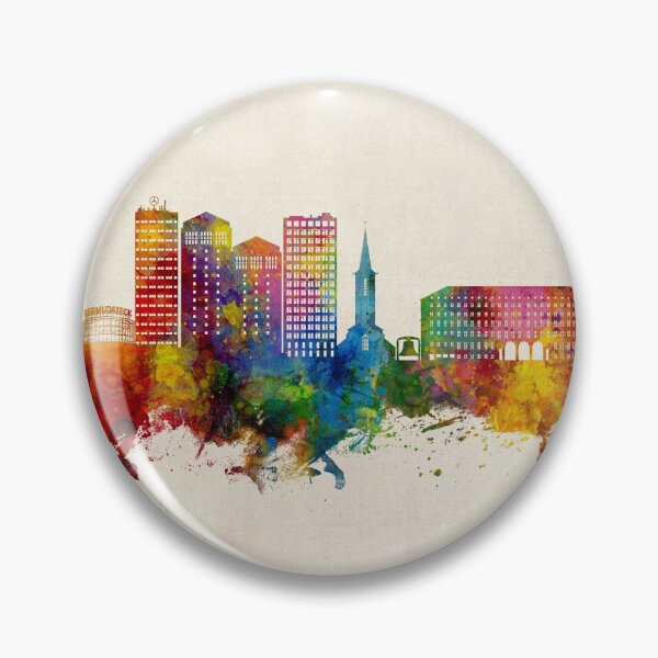 Item preview, Bochum Germany Skyline designed and sold by ArtPrints.