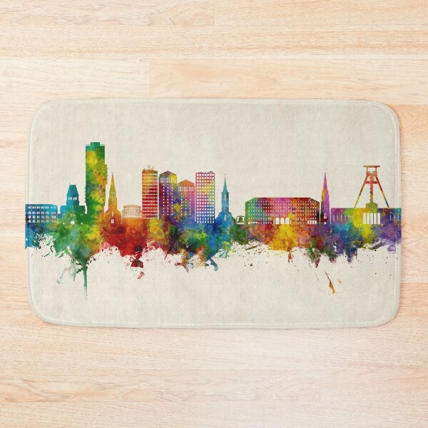 Item preview, Bochum Germany Skyline designed and sold by ArtPrints.