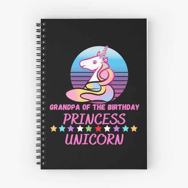 Item preview, Grandpa Of The Birthday Princess Unicorn designed and sold by Buzzbazaar.