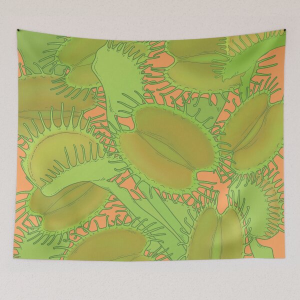 Item preview, Free Hugs! (Venus Flytrap - Orange) designed and sold by Iker Paz Studio.