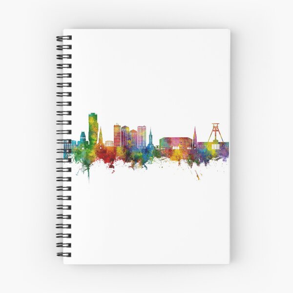 Item preview, Bochum Germany Skyline designed and sold by ArtPrints.