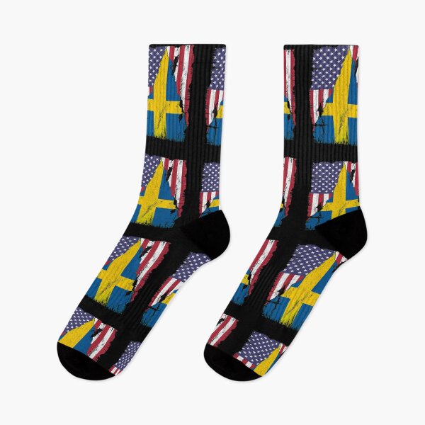 Item preview, American Flag Sweden Flag designed and sold by Dubbra.