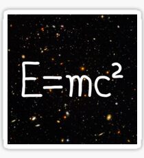 Einstein Relativitätstheorie Hubble Deep Field Galaxies Sticker