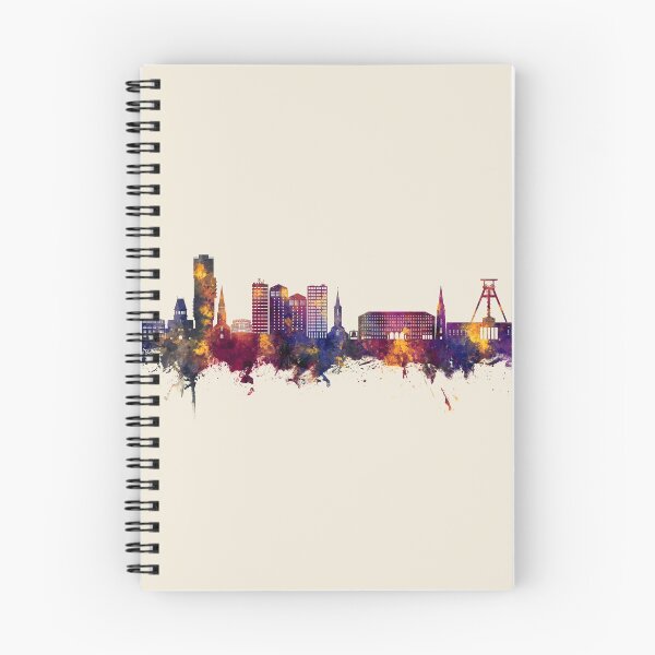 Artikelvorschau, Bochum Germany Skyline entworfen und verkauft von ArtPrints.