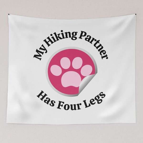Item preview, My Hiking Partner Has Four Legs designed and sold by ecdato.