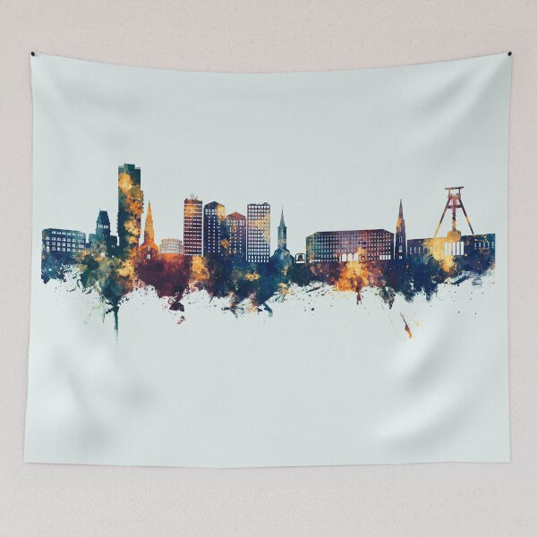 Item preview, Bochum Germany Skyline designed and sold by ArtPrints.