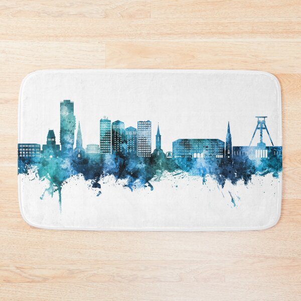 Item preview, Bochum Germany Skyline designed and sold by ArtPrints.