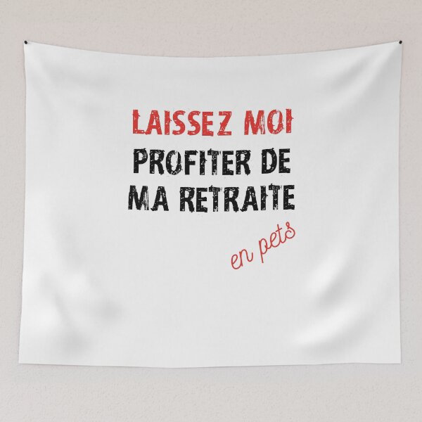 Aperçu de l'œuvre t-shirt retraite créée et vendue par Catcrea.