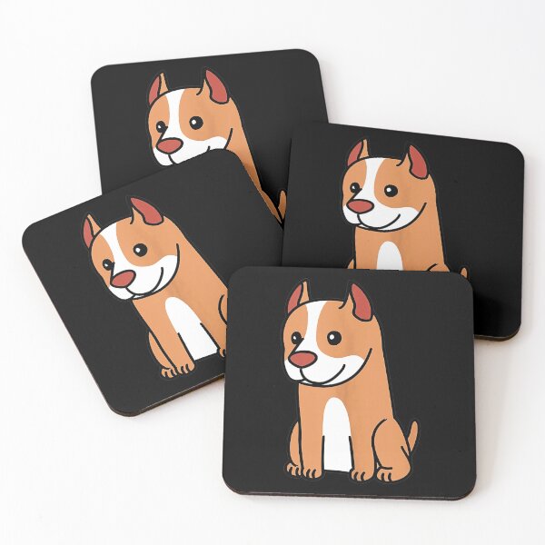Item preview, Pit Bull Cute Cartoon Funny Dog designed and sold by wowart4u.