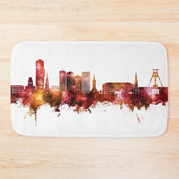 Item preview, Bochum Germany Skyline designed and sold by ArtPrints.