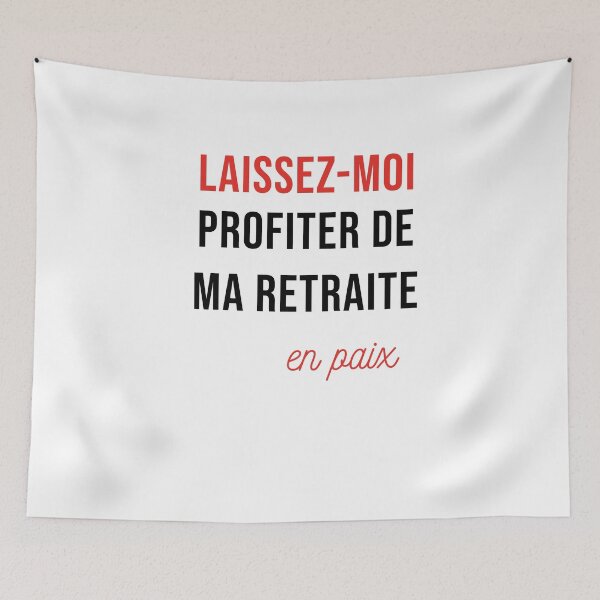 Aperçu de l'œuvre t-shirt retraite créée et vendue par Catcrea.