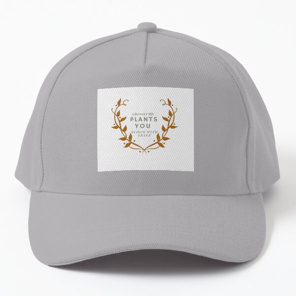 poetic life qoutes Baseball Cap