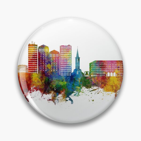 Item preview, Bochum Germany Skyline designed and sold by ArtPrints.