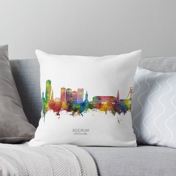 Item preview, Bochum Germany Skyline designed and sold by ArtPrints.
