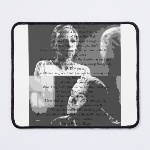 Item preview, Spike's speech - Spuffy Touched designed and sold by KillianIsMyHome.