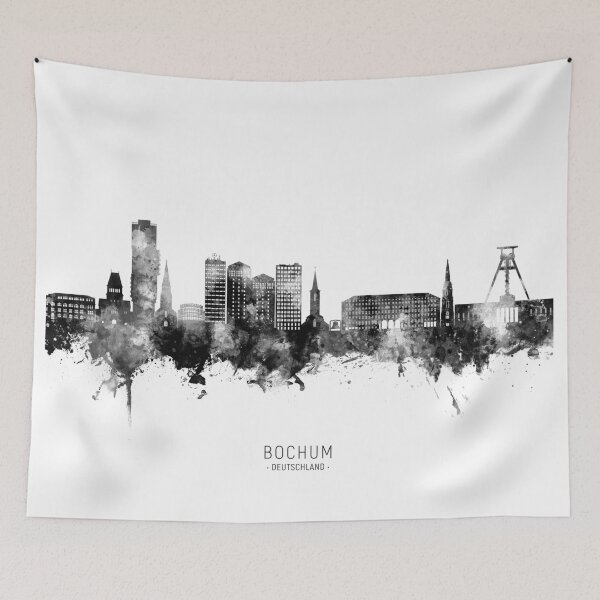 Item preview, Bochum Germany Skyline designed and sold by ArtPrints.