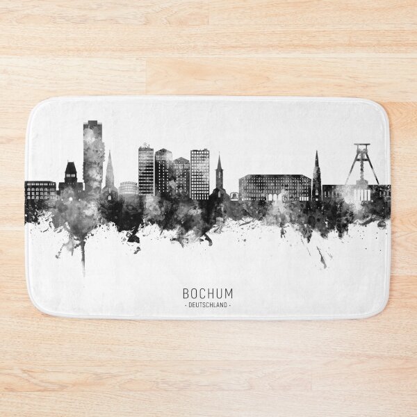 Item preview, Bochum Germany Skyline designed and sold by ArtPrints.