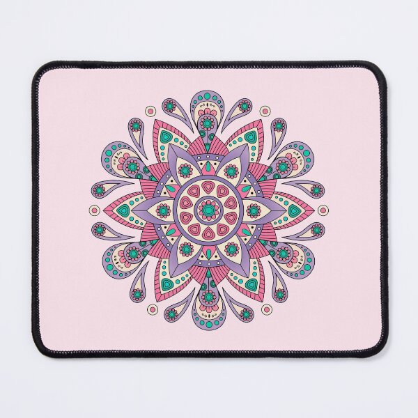 Item preview, Mandala Three, Pink Edition Zen Tangle Art Style of Mandala designed and sold by etoide.