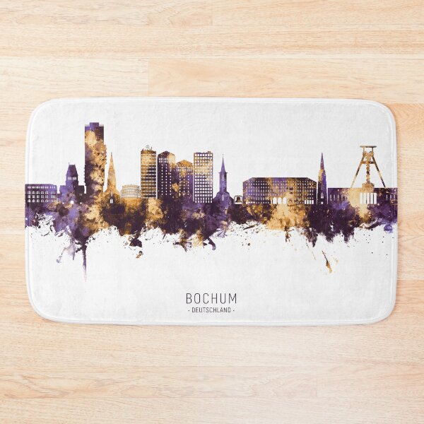 Item preview, Bochum Germany Skyline designed and sold by ArtPrints.