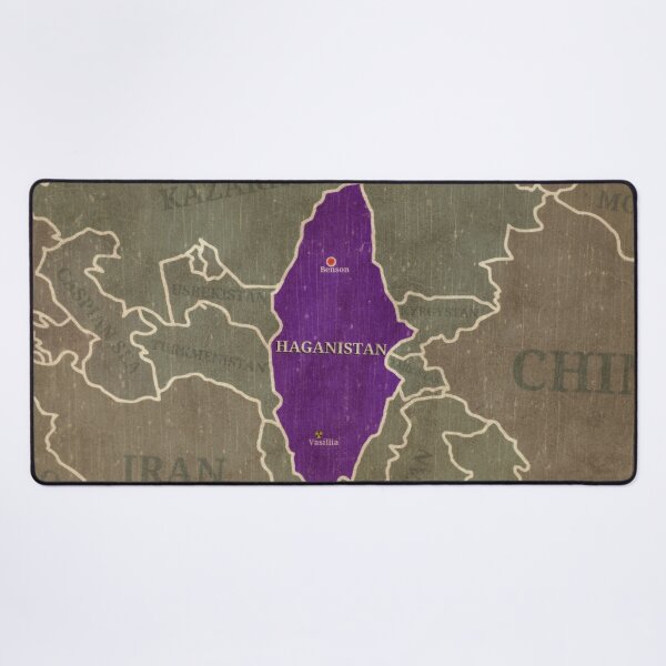 Item preview, The Map of Haganistan designed and sold by DiamandaHagan.