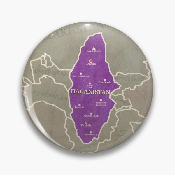 Item preview, The Map of Haganistan designed and sold by DiamandaHagan.